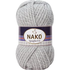 Nako Rekor 195 Açık Gri Melanj El Örgü İpi