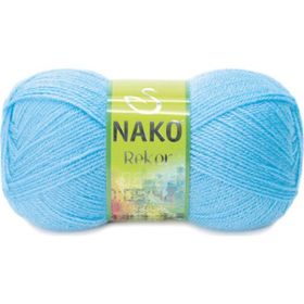 Nako Rekor 214 Ufuk Mavisi El Örgü İpi