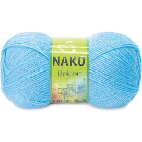 Nako Rekor 214 Ufuk Mavisi El Örgü İpi