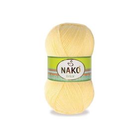 Nako Rekor 215 Saman Sarı 5 Adet El Örgü İpi