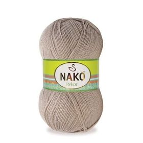 Nako Rekor 257 Sütlü Kahve 5 Adet El Örgü İpi