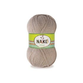 Nako Rekor 257 Sütlü Kahve 5 Adet El Örgü İpi