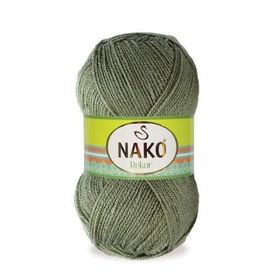 Nako Rekor 268 Asker Yeşili 5 Adet El Örgü İpi