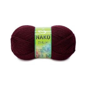 Nako Rekor 999 Bordo 5 Adet El Örgü İpi