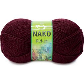 Nako Rekor 999 Bordo 5 Adet El Örgü İpi