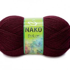 Nako Rekor 999 Bordo El Örgü İpi