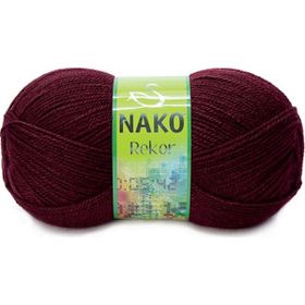 Nako Rekor 999 Bordo El Örgü İpi