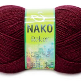 Nako Rekor 999 Bordo El Örgü İpi
