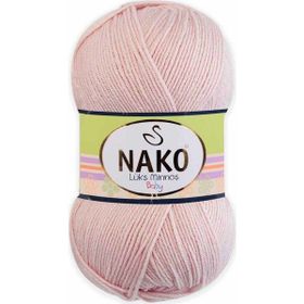 Nako Saten 1479 Açık Pudra Örgü İpi
