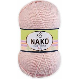 Nako Saten 1479 Açık Pudra Örgü İpi