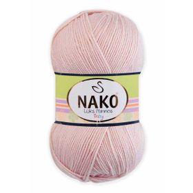 Nako Saten 1479 Açık Pudra Örgü İpi