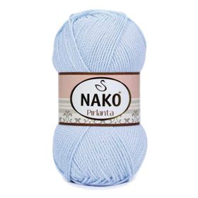 Nako Saten 1820 Açık Mavi Örgü İpi
