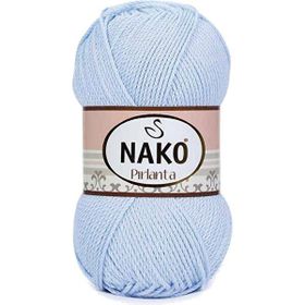 Nako Saten 1820 Açık Mavi Örgü İpi