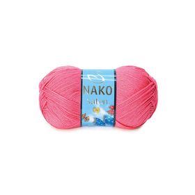 Nako Saten 236 Gül Pembe El Örgü İpi