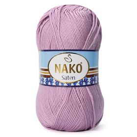 Nako Saten 5117 Romantik Pembe El Örgü İpi