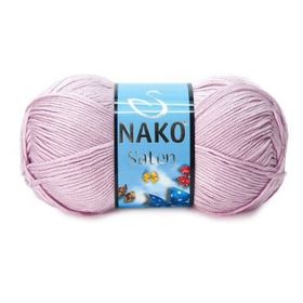 Nako Saten 5117 Romantik Pembe El Örgü İpi