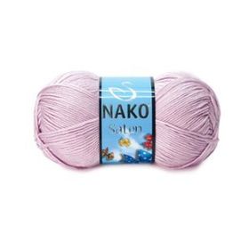 Nako Saten 5117 Romantik Pembe El Örgü İpi