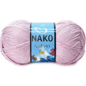 Nako Saten 5117 Romantik Pembe El Örgü İpi