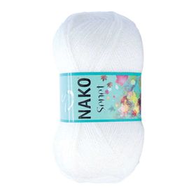 Nako Şenet 208 Beyaz İplik