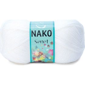 Nako Şenet 208 Beyaz İplik