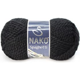 Nako Spaghetti 217 Siyah El Örgü İpi
