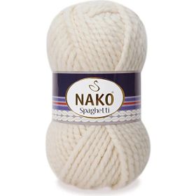 Nako Spaghetti 288 Bone Grey El Örgü İpi