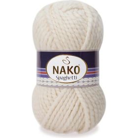 Nako Spaghetti 288 Bone Grey El Örgü İpi