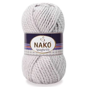 Nako Spaghetti 3079 Pembeli Gri El Örgü İpi