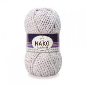Nako Spaghetti 3079 Pembeli Gri El Örgü İpi