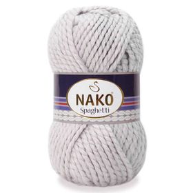 Nako Spaghetti 3079 Pembeli Gri El Örgü İpi