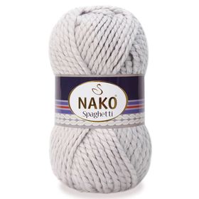 Nako Spaghetti 3079 Pembeli Gri El Örgü İpi