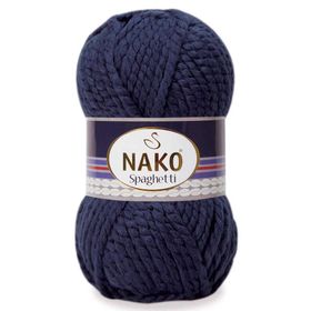 Nako Spaghetti 3088 Navy Blue El Örgü İpi