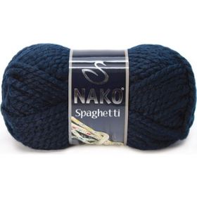 Nako Spaghetti 3088 Navy Blue El Örgü İpi