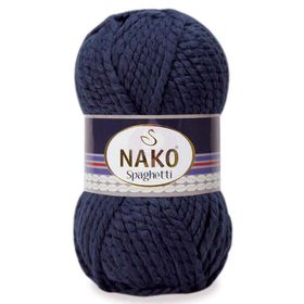 Nako Spaghetti 3088 Navy Blue El Örgü İpi