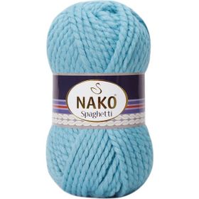 Nako Spaghetti 6199 Tatlı Mavi El Örgü İpi