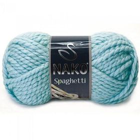Nako Spaghetti 6199 Tatlı Mavi El Örgü İpi