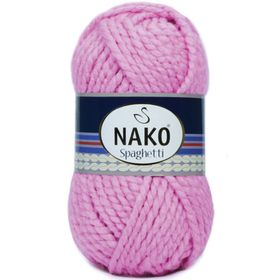 Nako Spaghetti 6750 Pembe İnci El Örgü İpi