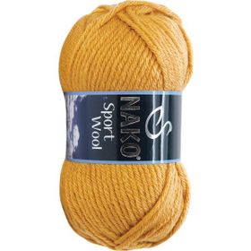 Nako Sport Wool 10129 Hardal El Örgü İpi
