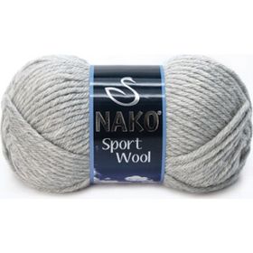 Nako Sport Wool 195 Açık Gri Melanj El Örgü İpi