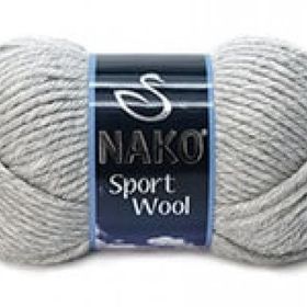 Nako Sport Wool 195 Açık Gri Melanj El Örgü İpi