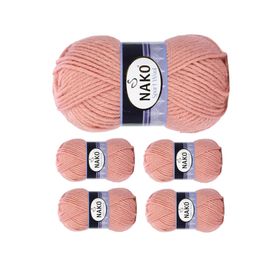 Nako Sport Wool 2807 Bonsai Çiçeği 5 Adet El Örgü İpi