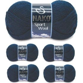 Nako Sport Wool 3088 5x100 gr El Örgü İpi