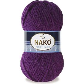 Nako Sport Wool 3260 Mor 5 Adet Örgü İpi