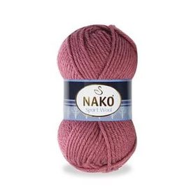 Nako Sport Wool 327 Gül Kurusu El Örgü İpi