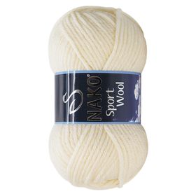Nako Sport Wool 4109 Kaymak Krem El Örgü İpi