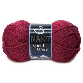 Nako Sport Wool 6592 Bordo El Örgü İpi