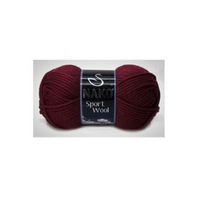 Nako Sport Wool 6592 Bordo El Örgü İpi