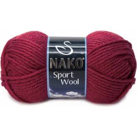 Nako Sport Wool 6592 Bordo El Örgü İpi