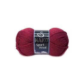 Nako Sport Wool 6592 Bordo El Örgü İpi