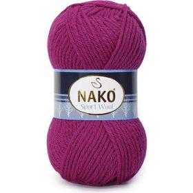 Nako Sport Wool 6964 Magenta Yünlü İplik